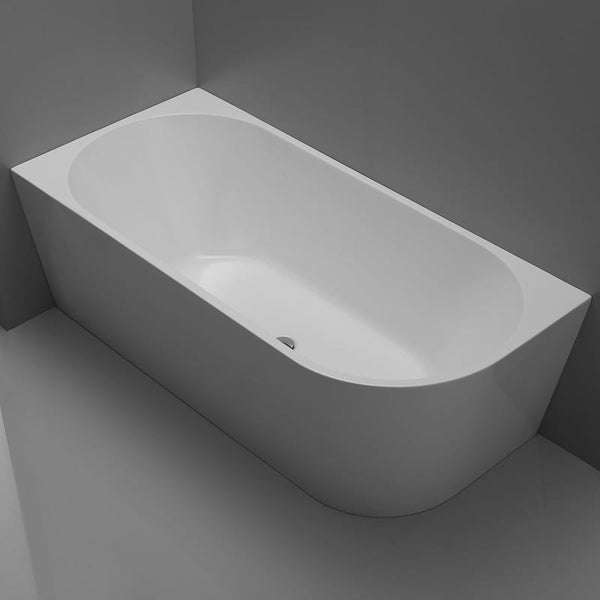 Best Bm Bathtubs BTM1500L Milan LEFT CORNER BATHTUB 1500x750x600MM
