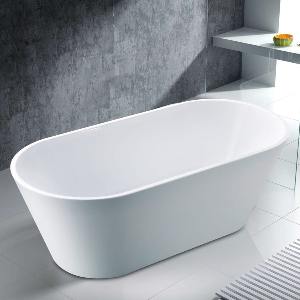 Best Bm Bathtubs BTR1500 Rome Freestanding Bathtub 1495mm (Long) x 750mm (Wide) x 580mm (Height)