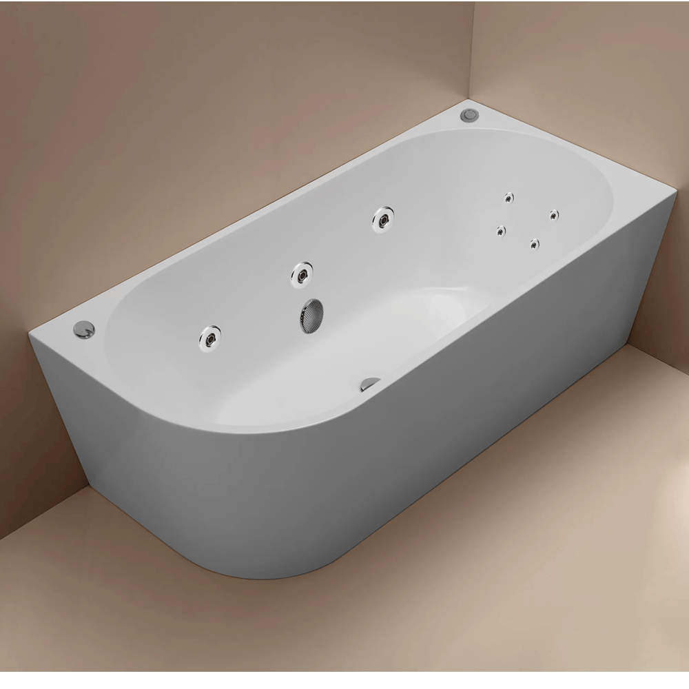 Best Bm Bathtubs MILAN Spa Right Corner Bathtub 1700mm (Long) x 780mm (Wide) x 600mm (Height)