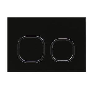 Best Bm Toilets BB05 — R&T Square Glass Dual Flush Button
