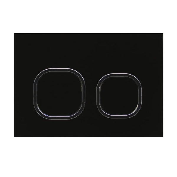 Best Bm Toilets BB05 — R&T Square Glass Dual Flush Button