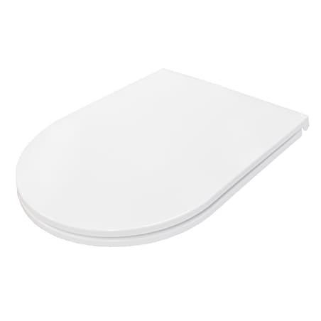 Best Bm Toilets FSC243 – Flat Toilet Seat Cover, White