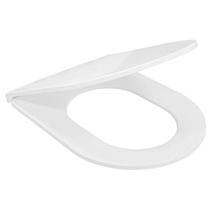 Best Bm Toilets FSC243 – Flat Toilet Seat Cover, White