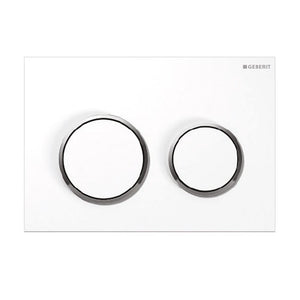 Best Bm Toilets Kappa 21 — Round Dual Flush Button - White