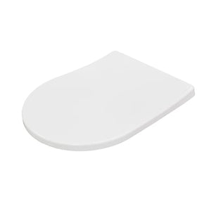 Best Bm Toilets OSH221 – Thick Short Projection Toilet Seat Cover, White
