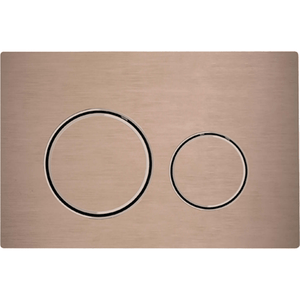 Best Bm Toilets Sigma 20 Brushed Bronze — Round Dual Flush Button