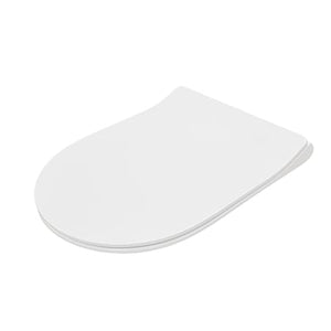 Best Bm Toilets SSC832 – Slim Toilet Seat Cover, White