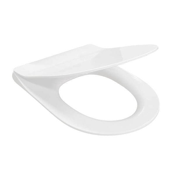 Best Bm Toilets SSC832 – Slim Toilet Seat Cover, White