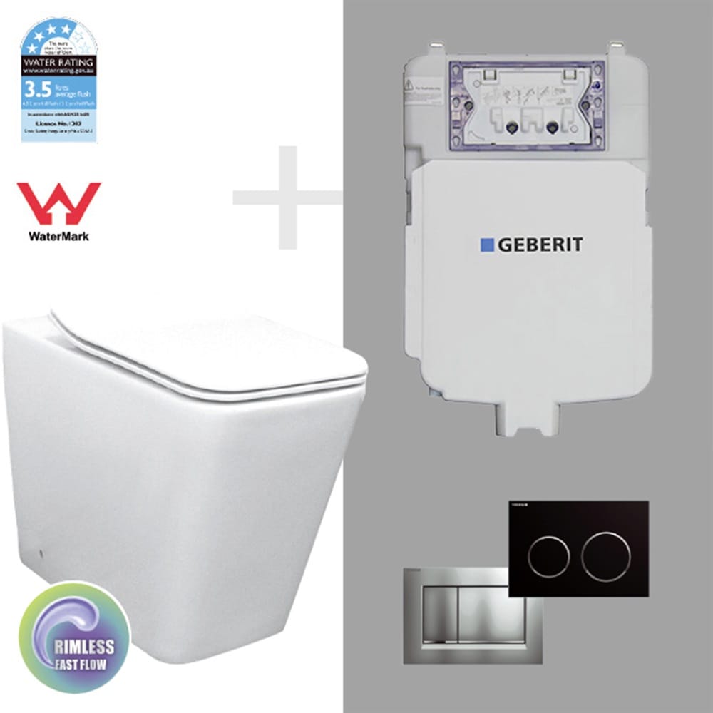 Best Bm Toilets T003D – TURIN Geberit Package