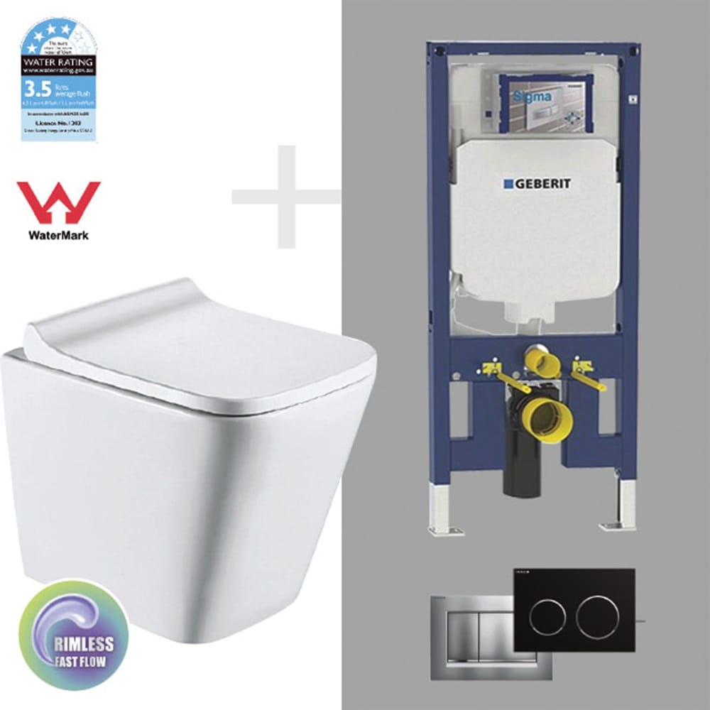 Best Bm Toilets T052E – KANSAS Geberit Package