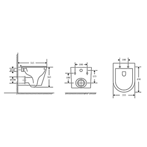Best Bm Toilets T053E – PARMA Geberit Package
