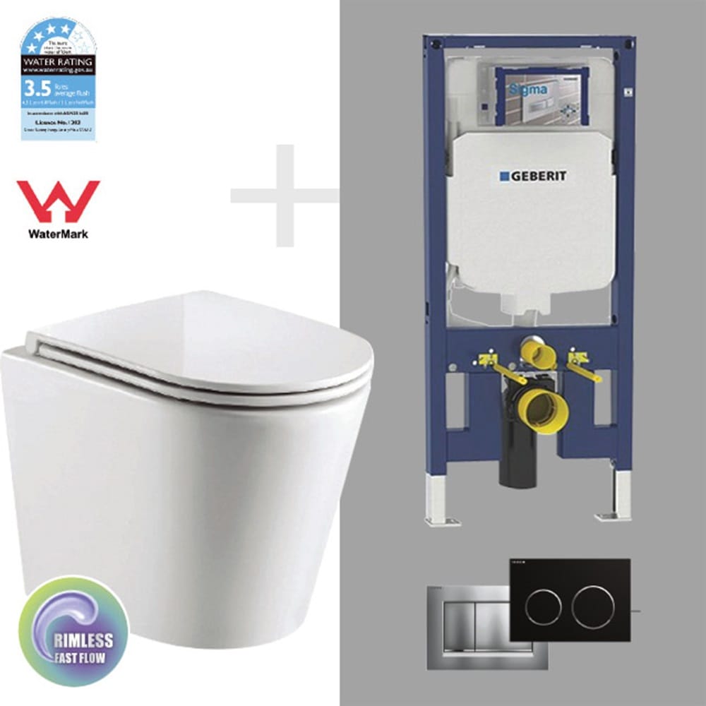 Best Bm Toilets T053E – PARMA Geberit Package