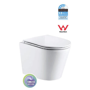 Best Bm Toilets T053E – PARMA Rimless Wall Hung Pan