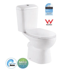 Best Bm Toilets T6009P — YORK Rimless Toilet Suite