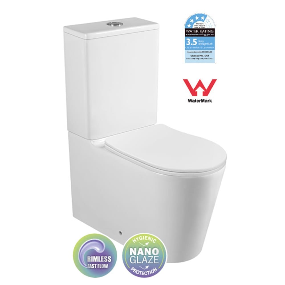 Best Bm Toilets T6060 — Junior Rimless Toilet Suite