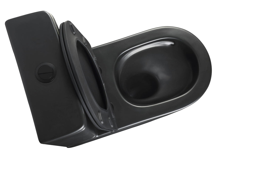 T6088RT-MB – VERA Tornado-Rimless Toilet Suite in Matt Black
