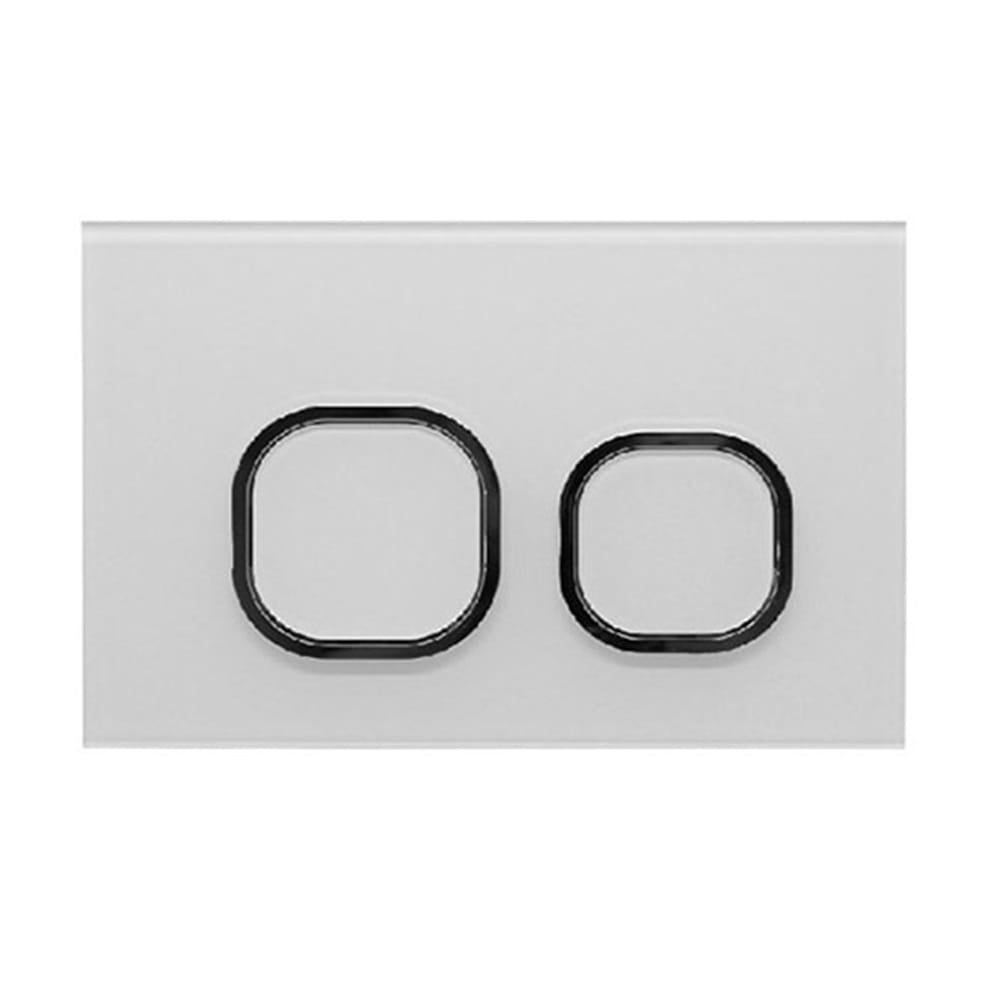 Best Bm Toilets BB05 — R&T Square Glass Dual Flush Button