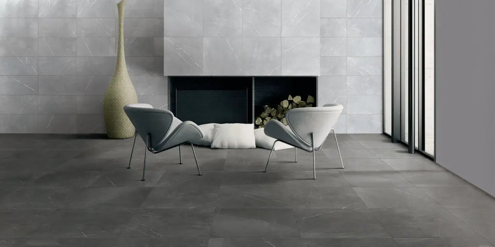 Bracca Dark Grey Matt Tile 300x300mm
