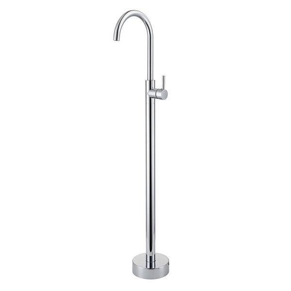 BS07.01 Pentro Round Chrome Solid Brass Freestanding Mixer