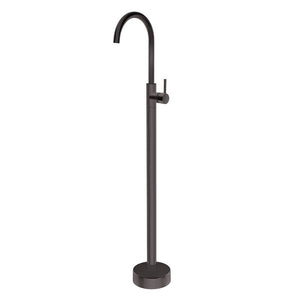 BS07.06 Pentro Round Gun Metal Grey Solid Brass Freestanding Mixer