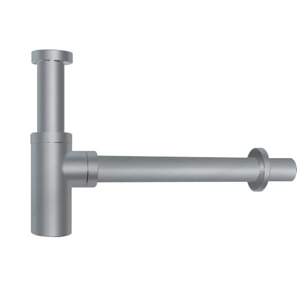 BT02.05 NORICO BRUSHED NICKEL ROUND BOTTLE TRAP 32MM