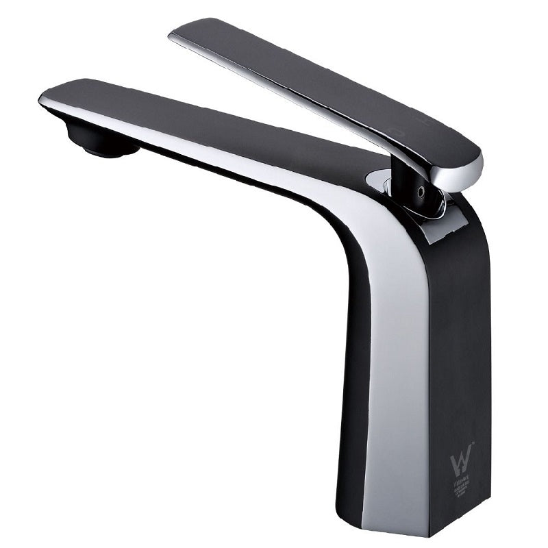 BT33.03 Esperia Matte Black & Chrome Basin Mixer