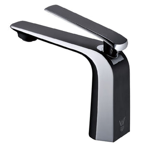 BT33.03 Esperia Matte Black & Chrome Basin Mixer