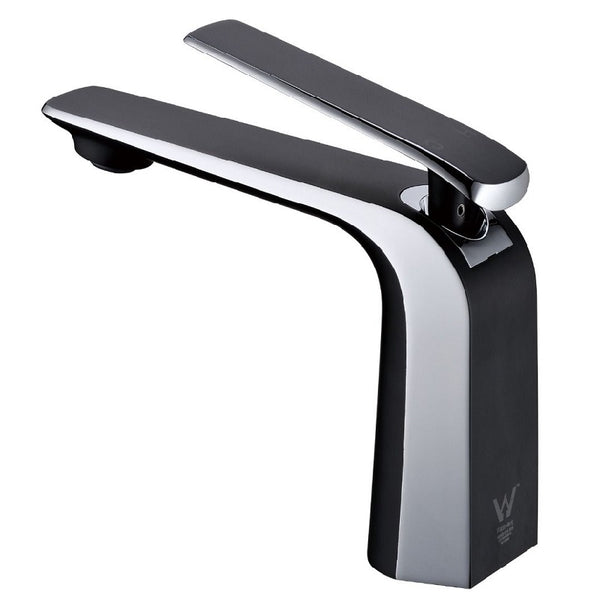BT33.03 Esperia Matte Black & Chrome Basin Mixer