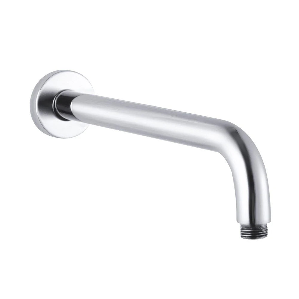 BU0108.SA ROUND BRUSHED NICKEL STAINLESS STEEL WALL MOUNTED SHOWER ARM 400MM