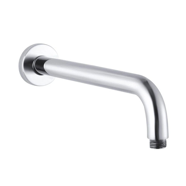 BU0108.SA ROUND BRUSHED NICKEL STAINLESS STEEL WALL MOUNTED SHOWER ARM 400MM