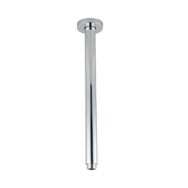 BU0120.SA ROUND BRUSHED NICKEL FINISHED CEILING SHOWER ARM 400MM