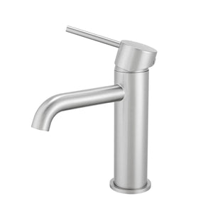 TSI Mixer Taps BU0150.BM LUCID PIN SERIES ROUND BRUSHED NICKEL BASIN MIXER