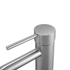 TSI Mixer Taps BU0150.BM LUCID PIN SERIES ROUND BRUSHED NICKEL BASIN MIXER