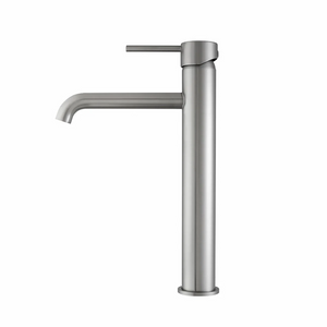 BU0151.BM LUCID PIN SERIES ROUND BRUSHED NICKEL TALL BASIN MIXER