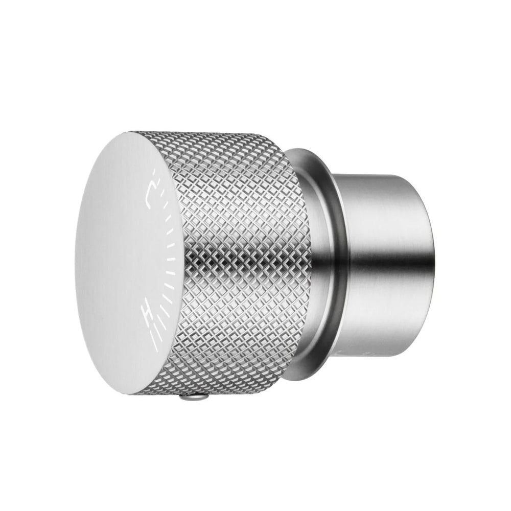 BU0169.HD ROUND BRUSHED NICKEL PROGRESSIVE WALL MIXER HANDLE