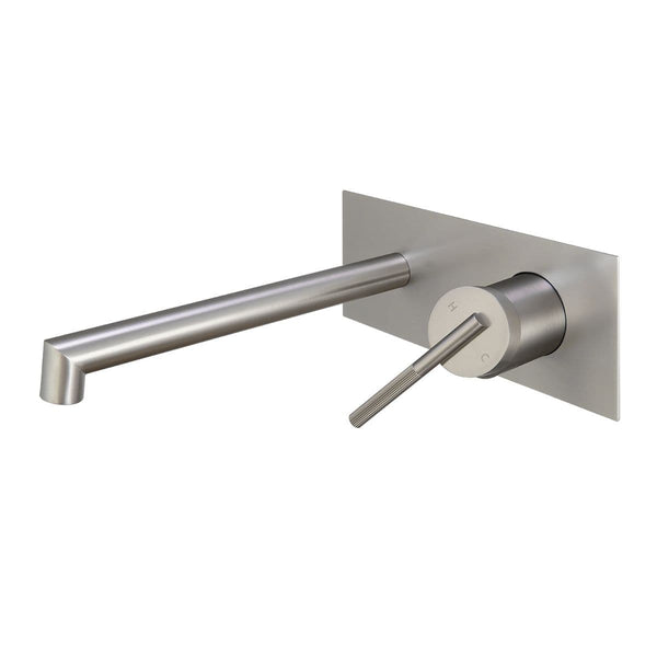 TSI BU0243.BM CADDENCE SERIES BRUSHED NICKEL WALL MIXER WITH SPOUT