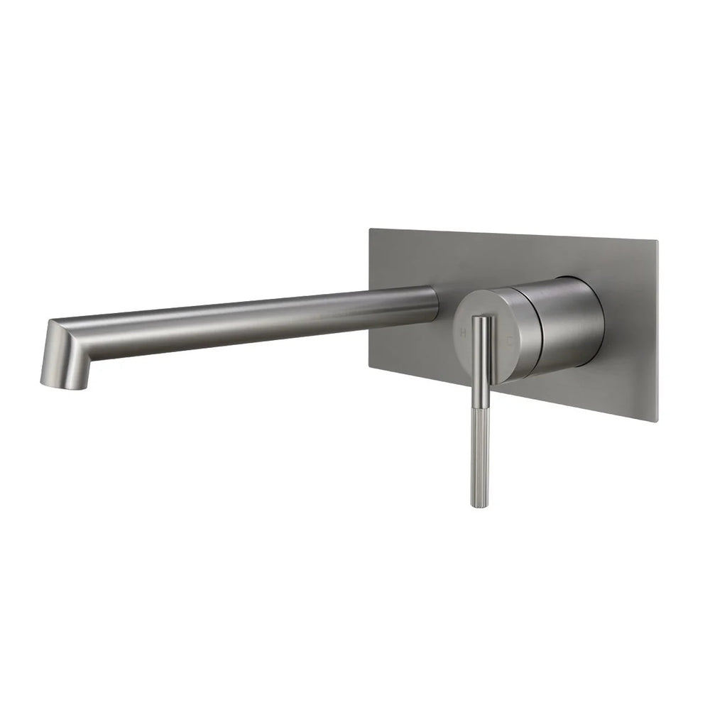 BU0243.BM CADDENCE SERIES BRUSHED NICKEL WALL MIXER WITH SPOUT