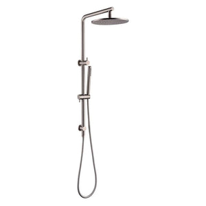 BU2128-A.SH-10 10'' ROUND BRUSHED NICKEL SHOWER STATION TOP WATER INLET