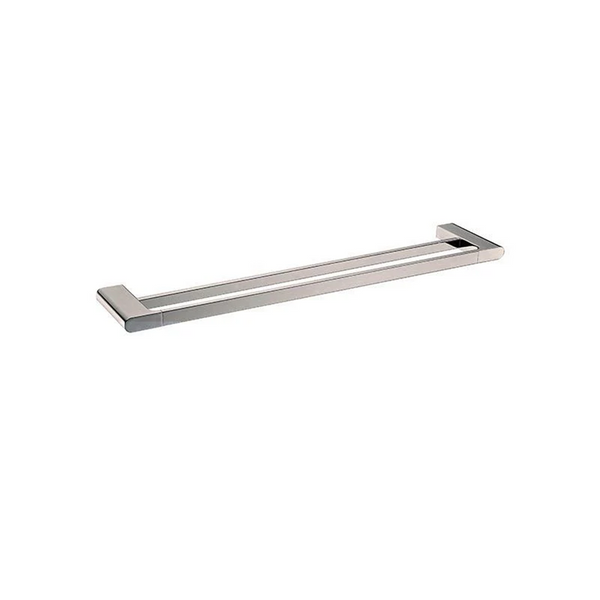 BU8002.TR VOG SERIES BRUSHED NICKEL DOUBLE TOWEL RAIL 600MM