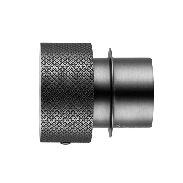 Trade Mixer Taps BUGM0169.HD ROUND BRUSHED GUN METAL GREY PROGRESSIVE WALL MIXER HANDLE