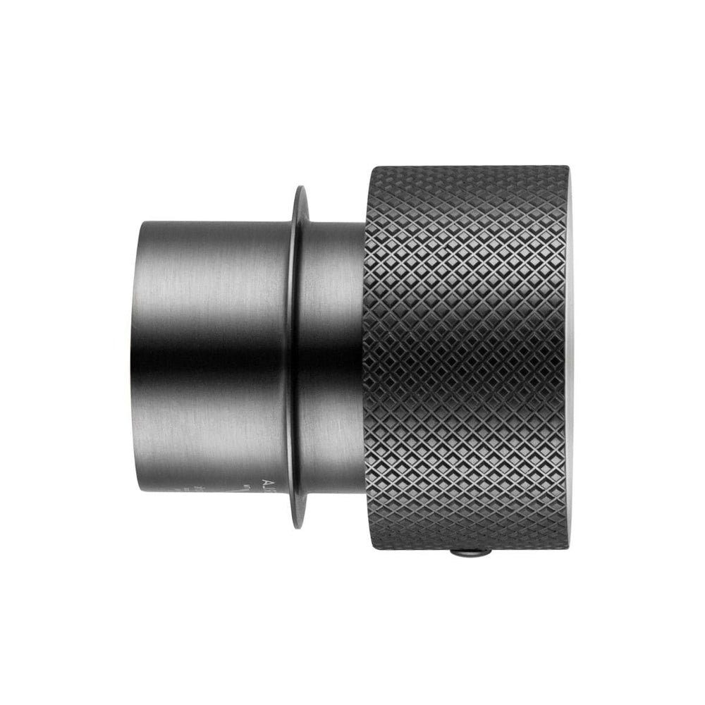 BUGM0169.HD ROUND BRUSHED GUN METAL GREY PROGRESSIVE WALL MIXER HANDLE