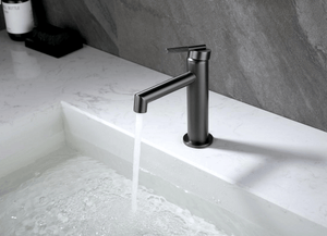 TSI BUGM0240.BM CADDENCE SERIES BRUSHED GUN METAL GREY BASIN MIXER
