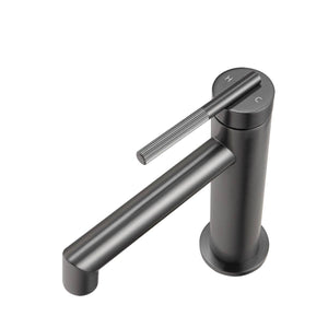 TSI BUGM0240.BM CADDENCE SERIES BRUSHED GUN METAL GREY BASIN MIXER