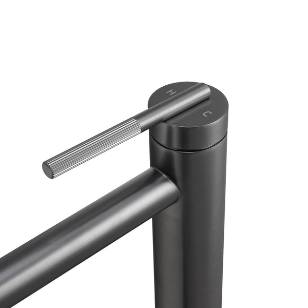 TSI BUGM0241.BM CADDENCE SERIES BRUSHED GUN METAL GREY TALL BASIN MIXER