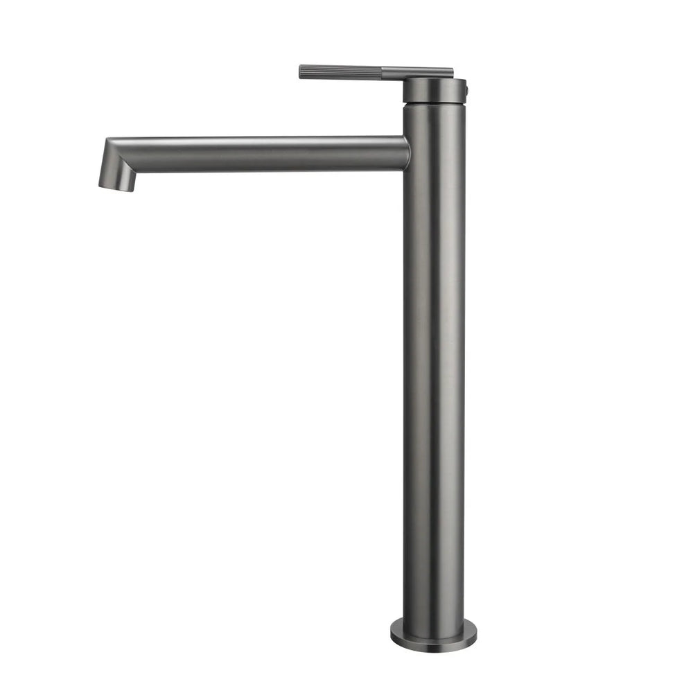 BUGM0241.BM CADDENCE SERIES BRUSHED GUN METAL GREY TALL BASIN MIXER