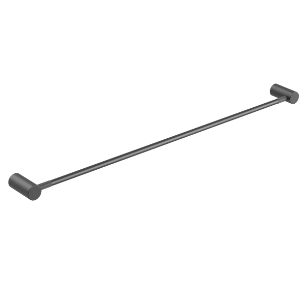 BUGM9001.8.TR CADDENCE SERIES BRUSHED GUN METAL GREY SINGLE TOWEL RAIL 800MM