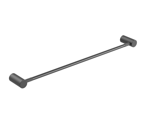 BUGM9001.TR CADDENCE SERIES BRUSHED GUN METAL GREY SINGLE TOWEL RAIL 600MM