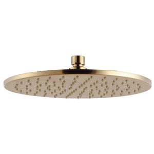 TSI Showers BUYG0010.SH ROUND BRUSHED BRASS SHOWER HEAD 250MM(BRASS)