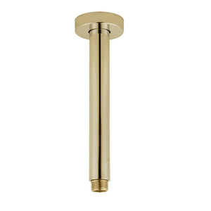 BUYG0105.SA ROUND BRUSHED BRASS CEILING SHOWER ARM 200MM
