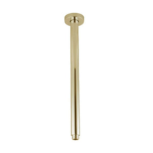 BUYG0120.SA ROUND BRUSHED BRASS CEILING SHOWER ARM 400MM